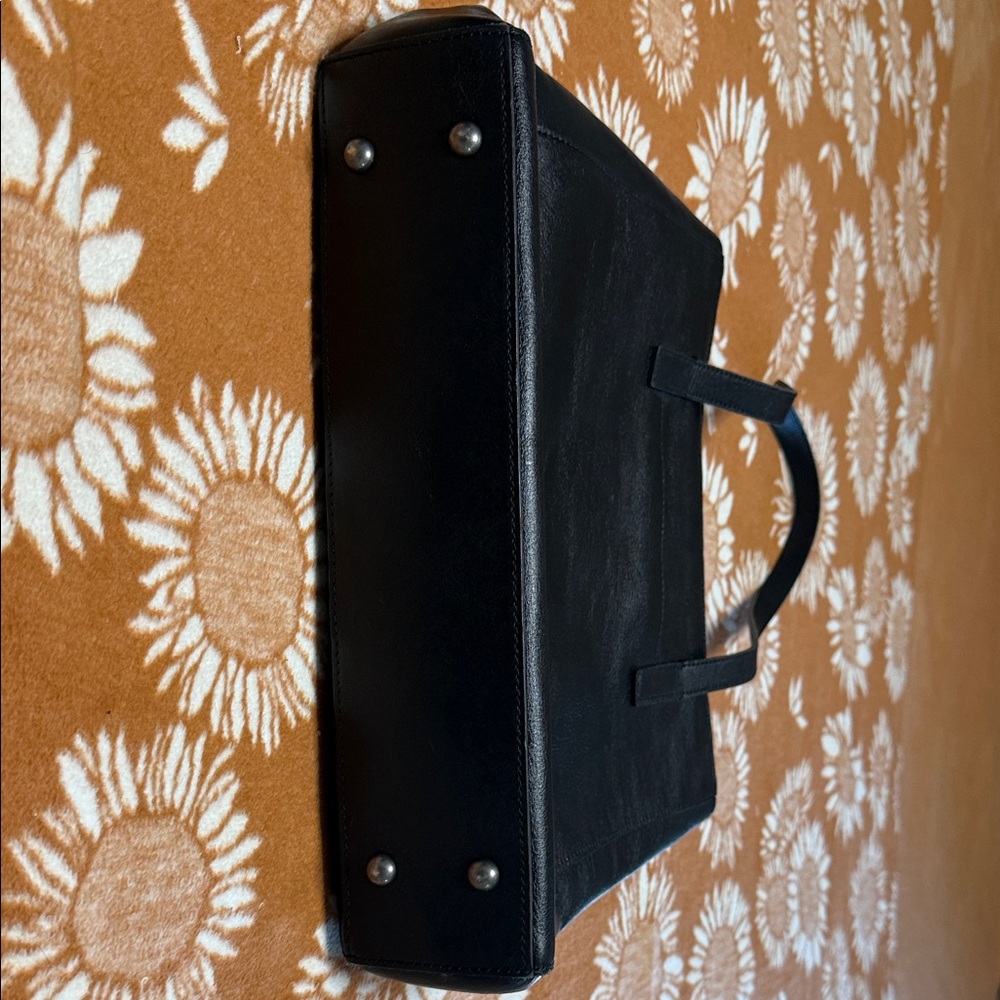 Patricia Nash Black Leather Women's Tote Bag - Picture 2 of 4